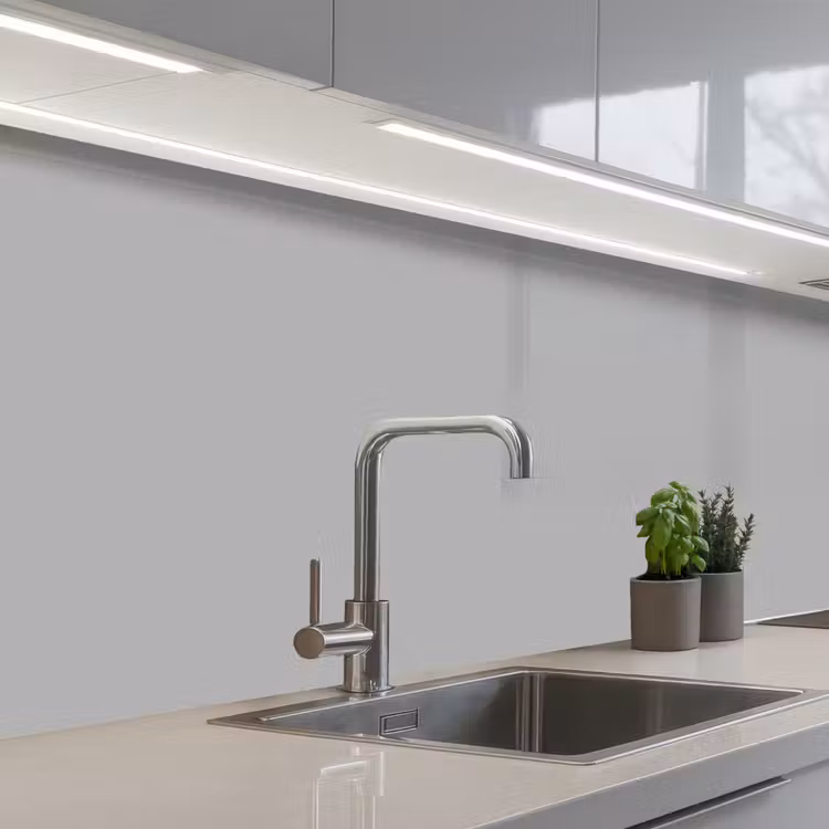 Kitchen splashback - Gray - Solid print — 2