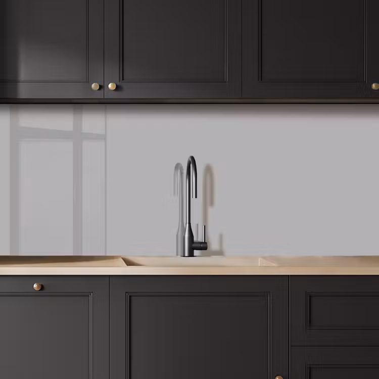 Kitchen splashback - Gray - Solid print — 6