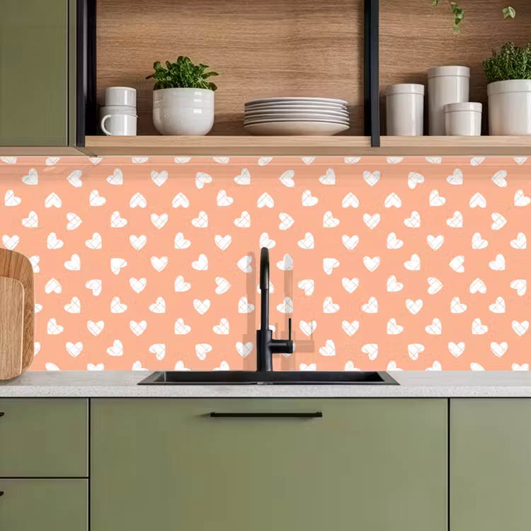 Kitchen splashback - Patterns - Abstract - Heart - Geometry — 8