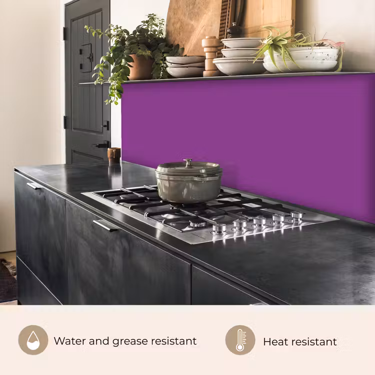 Kitchen splashback - Purple - Colors - Solid — 5