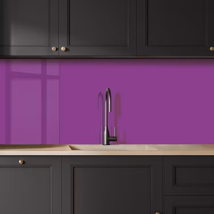 Kitchen splashback - Purple - Colors - Solid — 6