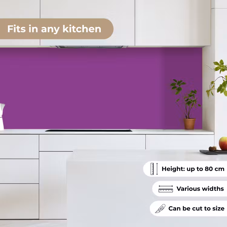 Kitchen splashback - Purple - Colors - Solid — 7