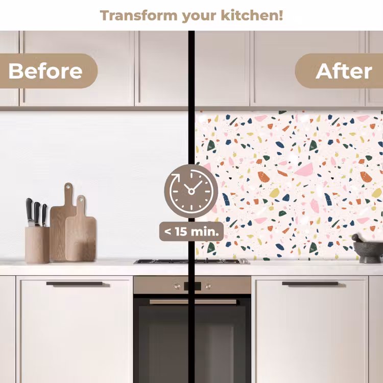 Kitchen splashback - Terrazzo - Pattern - Colorful — 3