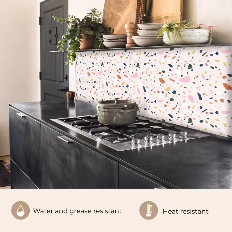 Kitchen splashback - Terrazzo - Pattern - Colorful — 5