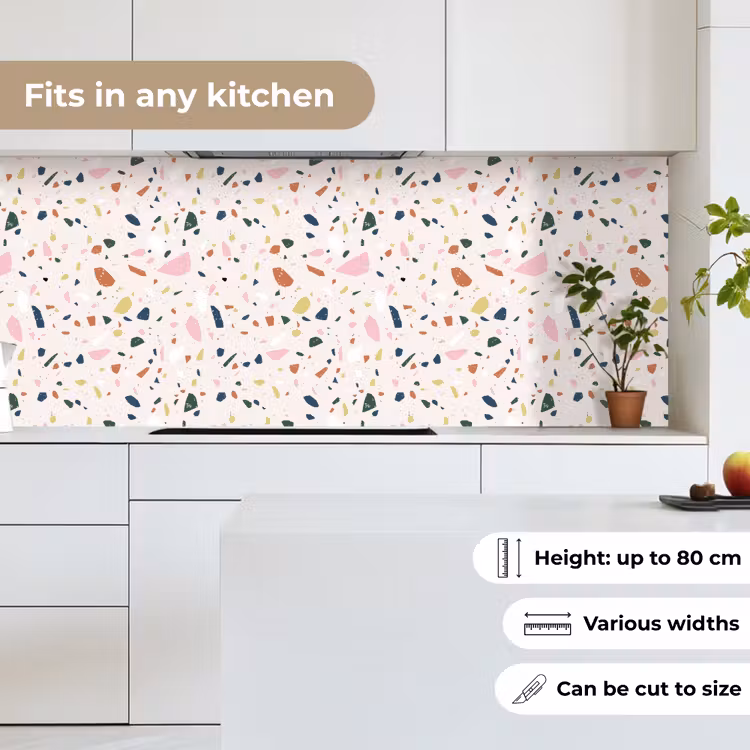 Kitchen splashback - Terrazzo - Pattern - Colorful — 7