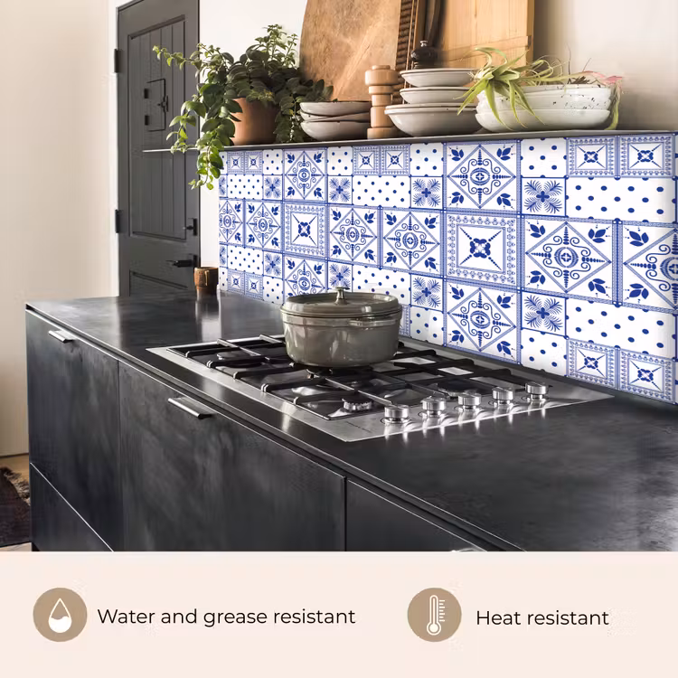 Kitchen splashback - Tiles - Patterns - Delft Blue — 5