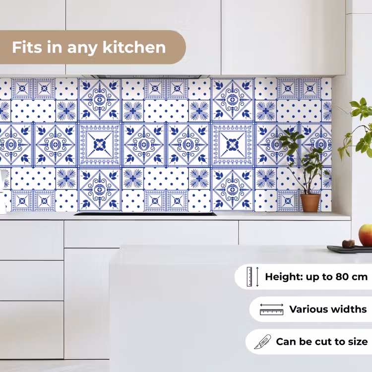Kitchen splashback - Tiles - Patterns - Delft Blue — 7