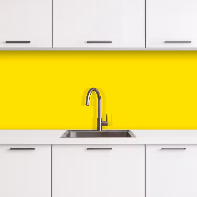 Kitchen splashback - Yellow - Lemon - Neon - Colors — 4