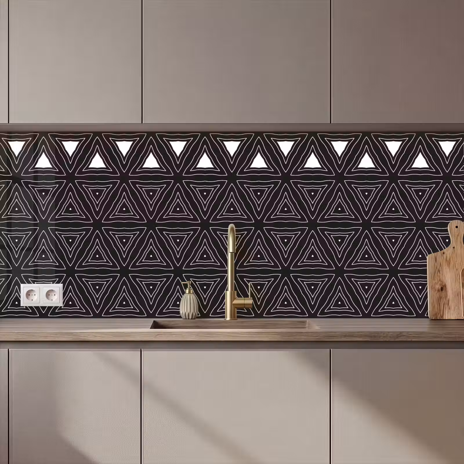 Kitchen splashback - Geometry - Design - Mosaic — 1