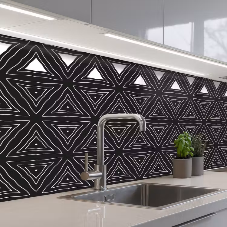 Kitchen splashback - Geometry - Design - Mosaic — 2