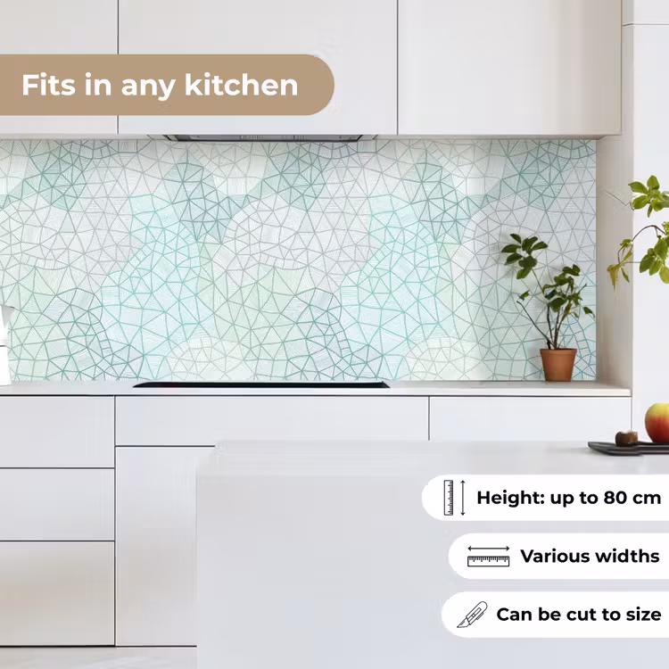 Kitchen splashback - Geometry - Pattern - Green — 7