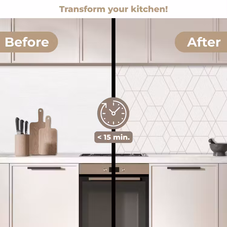 Kitchen splashback - Mosaic - Design - Geometry — 3