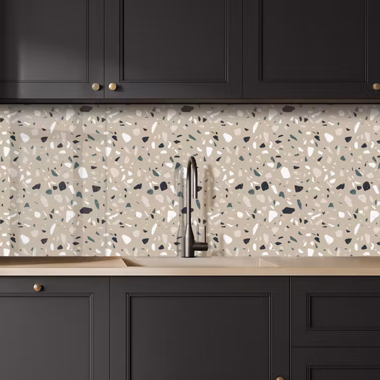 Kitchen splashback - Terrazzo - Pattern - Green — 6