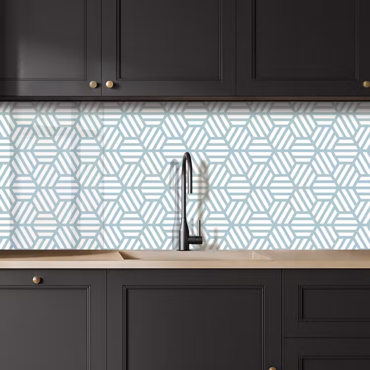 Kitchen splashback - Green - Geometry - Patterns - Abstract — 6