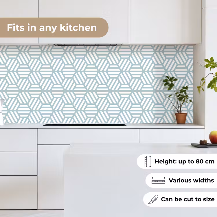 Kitchen splashback - Green - Geometry - Patterns - Abstract — 7