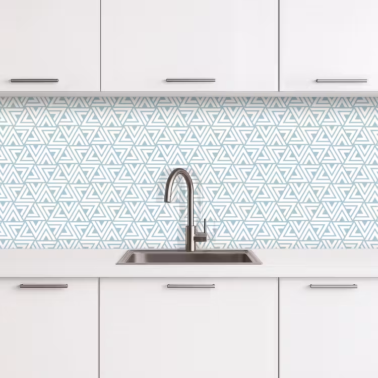 Kitchen splashback - Pattern - Line - Design - Green — 4