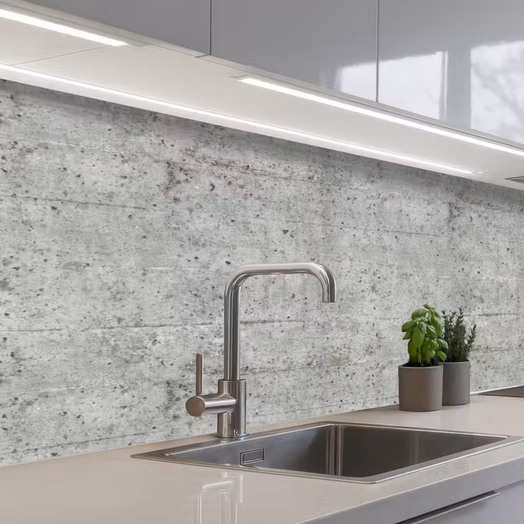 Kitchen splashback - Gray - Wall - Pores — 2