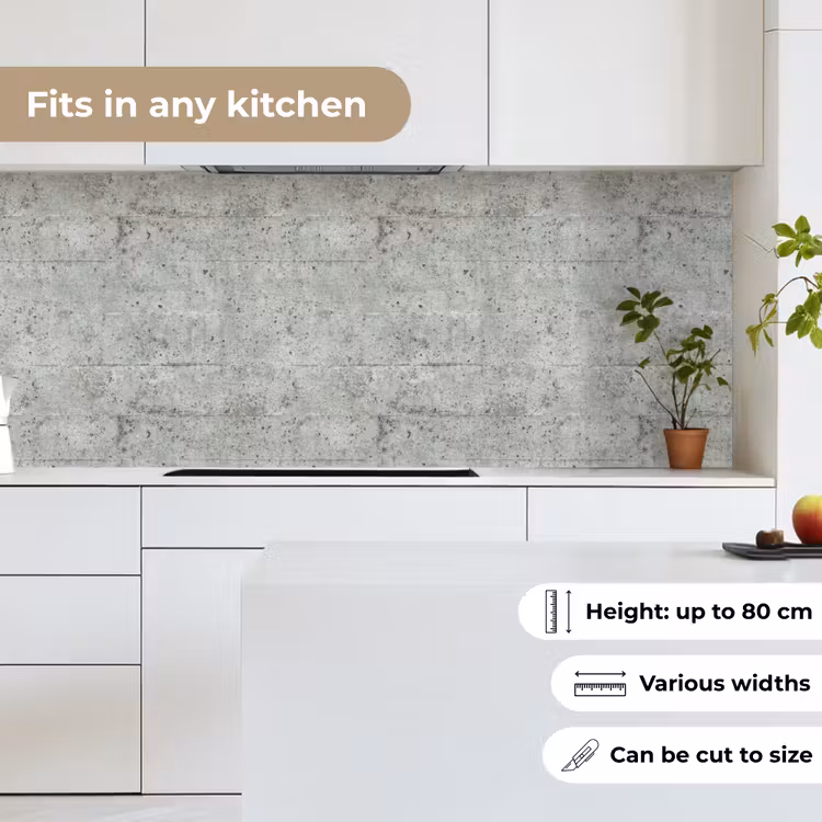 Kitchen splashback - Gray - Wall - Pores — 7