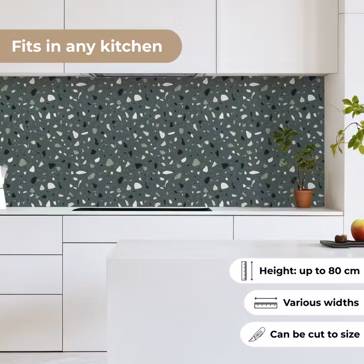 Kitchen splashback - Terrazzo - Pattern - Colorful - Green — 7