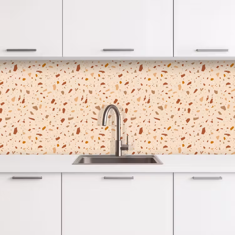 Kitchen splashback - Terrazzo - Pattern - Colorful - Stone — 4