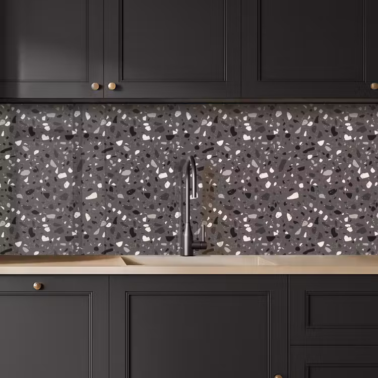 Kitchen splashback - Terrazzo - Pattern - Gray — 6
