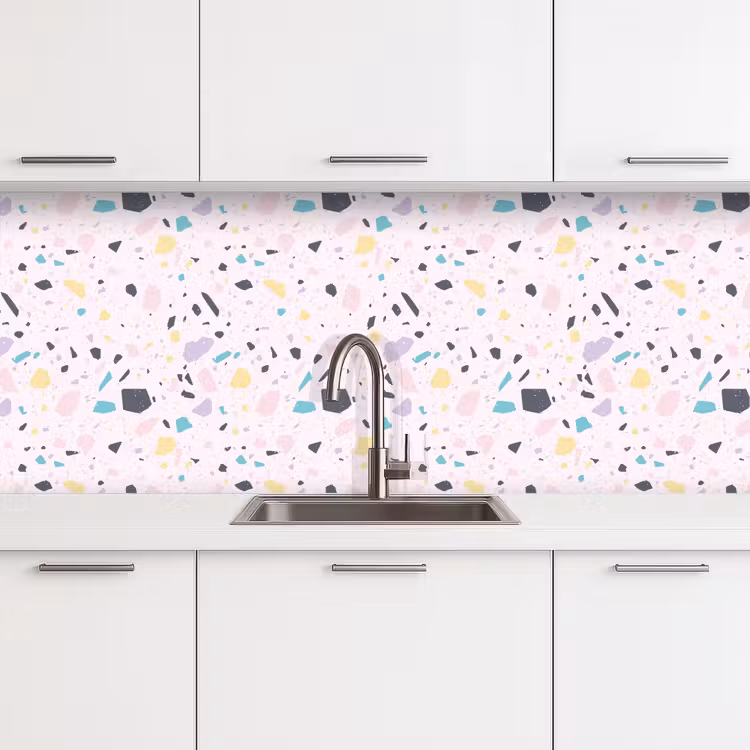 Kitchen splashback - Terrazzo - Pattern - Soft - Candy — 4