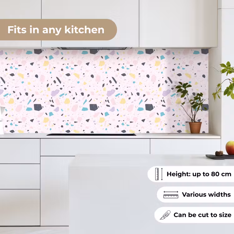Kitchen splashback - Terrazzo - Pattern - Soft - Candy — 7