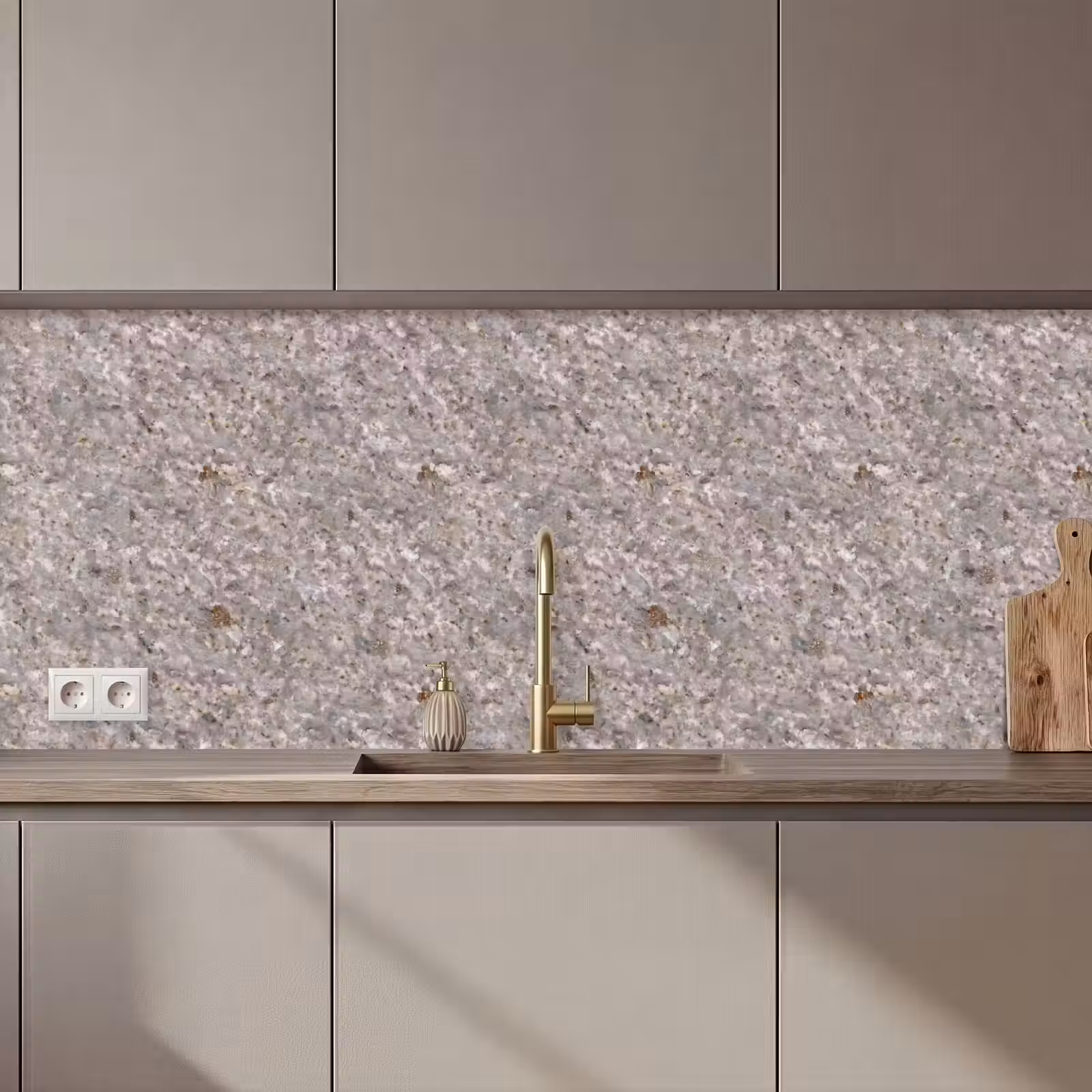 Kitchen splashback - Light - Gray - Texture — 1