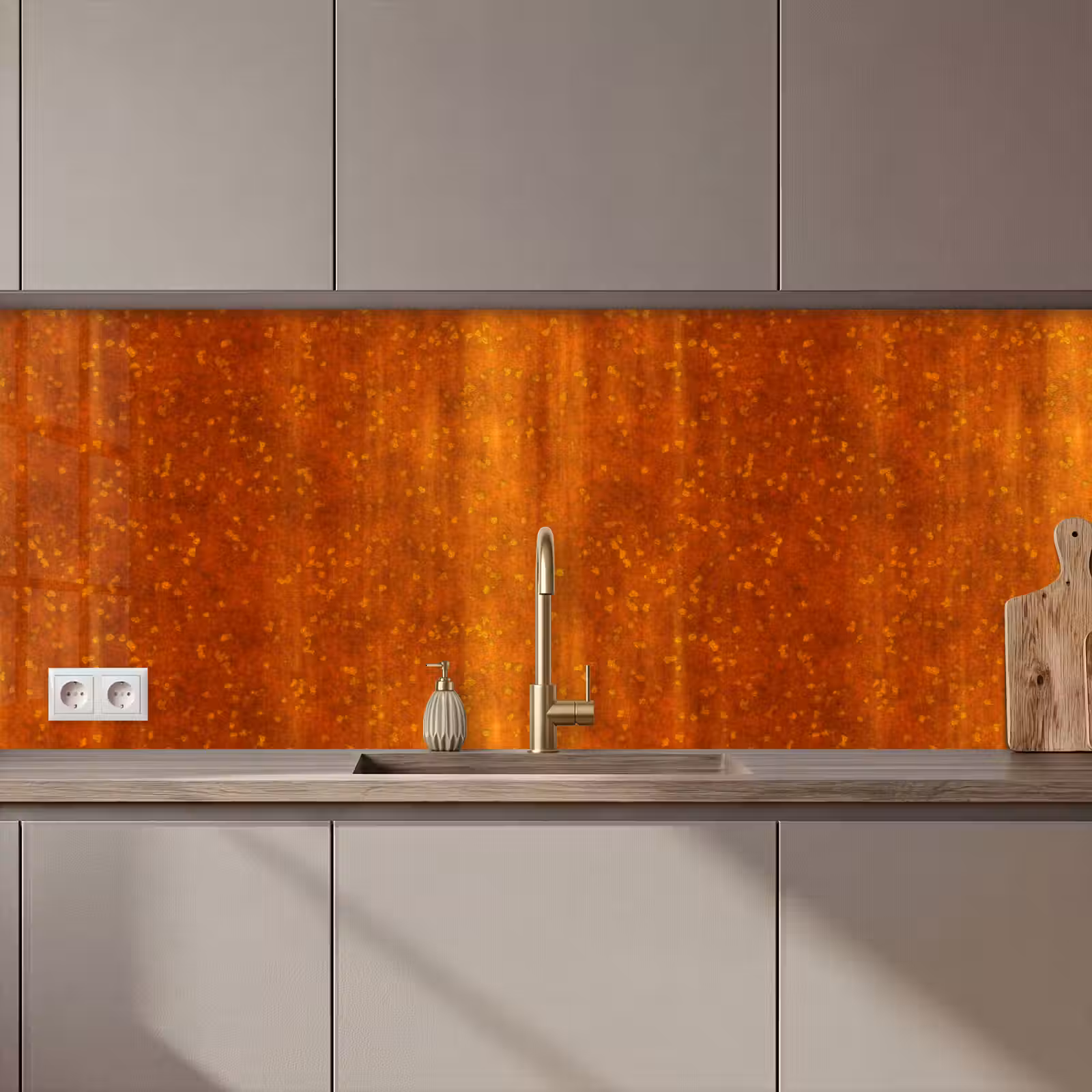 Kitchen splashback - Rust - Orange - Red - Stains — 1