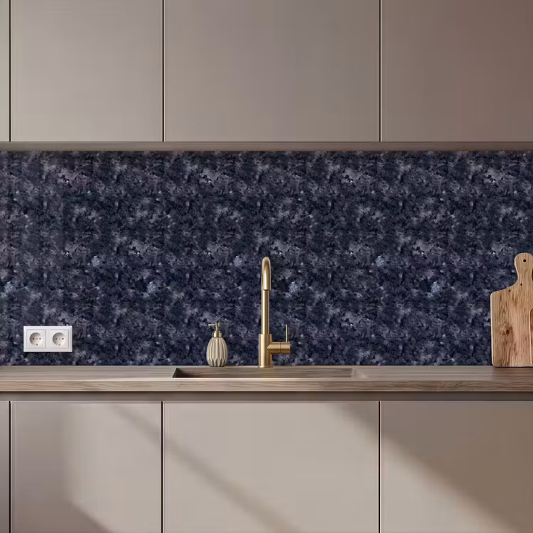 Kitchen splashback - Gray - Black - Pattern — 1