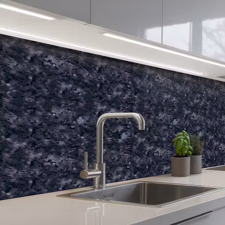 Kitchen splashback - Gray - Black - Pattern — 2