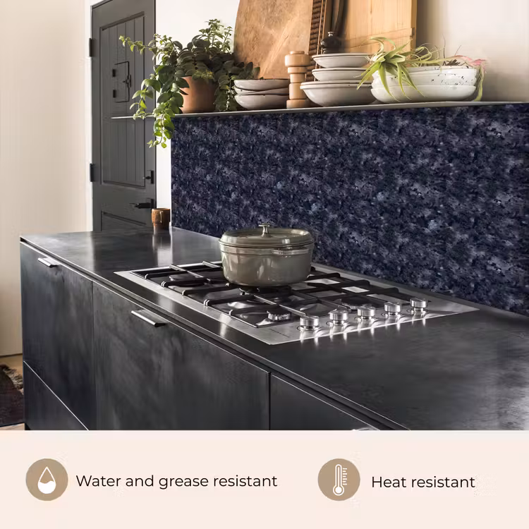Kitchen splashback - Gray - Black - Pattern — 5