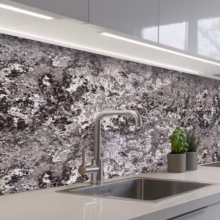 Kitchen splashback - Gray - Rust - Pattern — 2