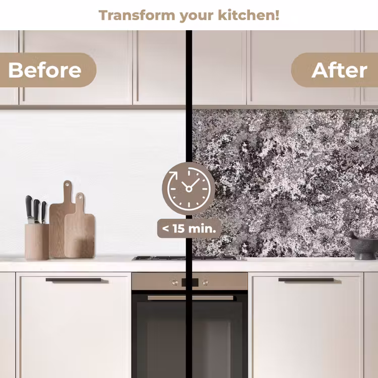 Kitchen splashback - Gray - Rust - Pattern — 3