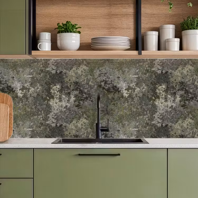 Kitchen splashback - Green - Rust - Stains — 8