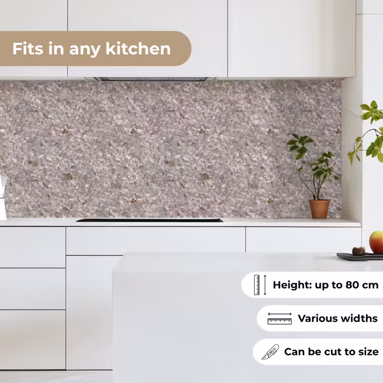 Kitchen splashback - Light - Gray - Texture — 7