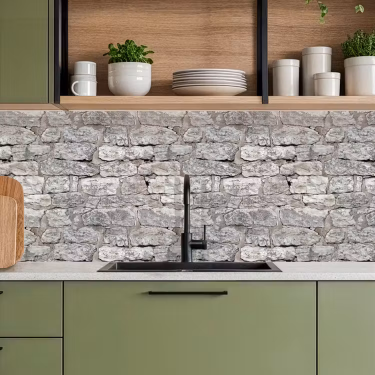 Kitchen splashback - Natural stones - Wall - Crumbling — 8
