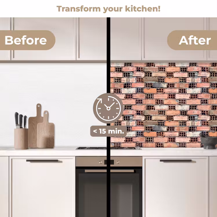 Kitchen splashback - Old - Stone - Wall — 3