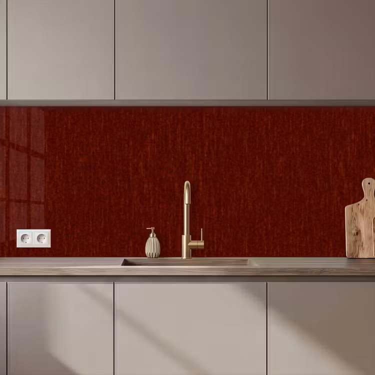 Kitchen splashback - Red - Rust - Texture — 1