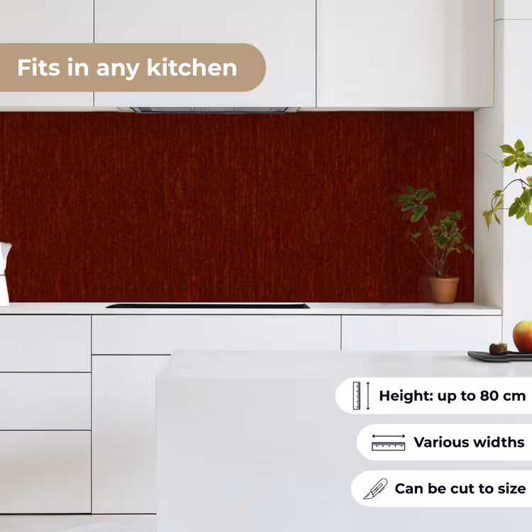 Kitchen splashback - Red - Rust - Texture — 7