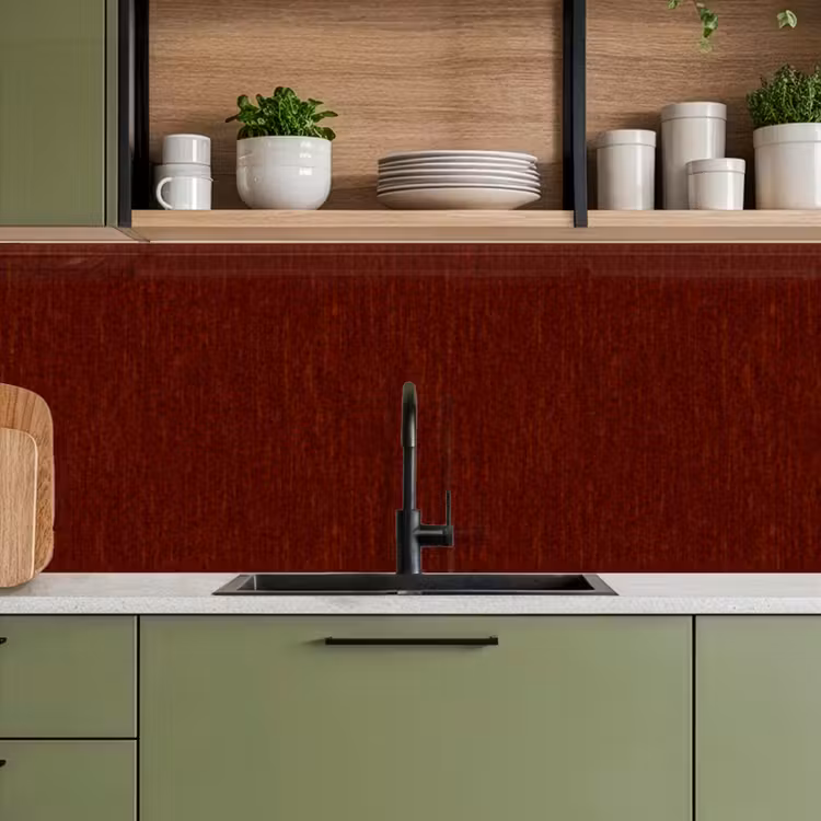 Kitchen splashback - Red - Rust - Texture — 8