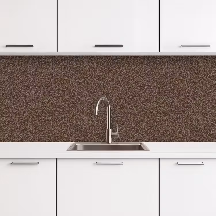 Kitchen splashback - Rough - Rust - Dark brown — 4