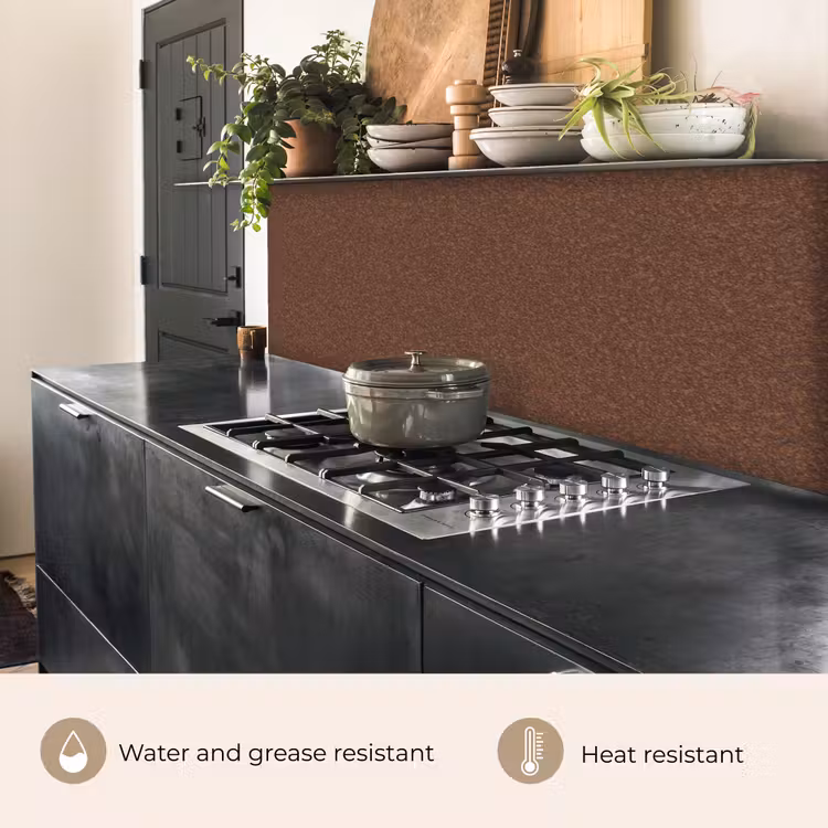 Kitchen splashback - Rough - Rust - Red — 5