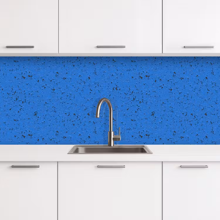 Kitchen splashback - Rust - Blue - Cracks - Paint — 4