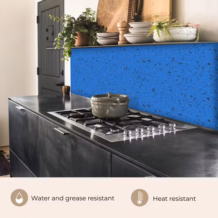 Kitchen splashback - Rust - Blue - Cracks - Paint — 5