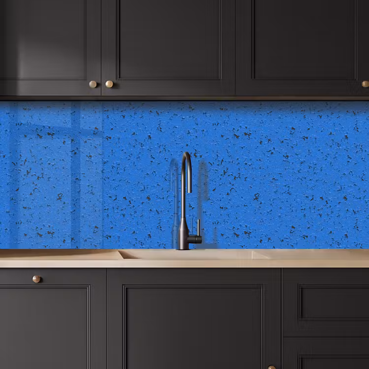 Kitchen splashback - Rust - Blue - Cracks - Paint — 6