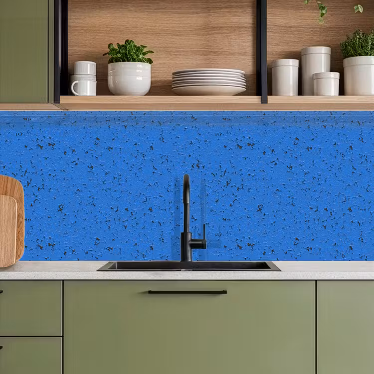 Kitchen splashback - Rust - Blue - Cracks - Paint — 8