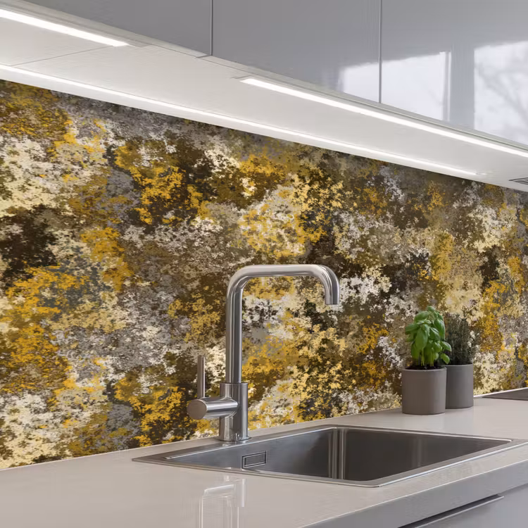Kitchen splashback - Stains - Black - Yellow - Rust — 2