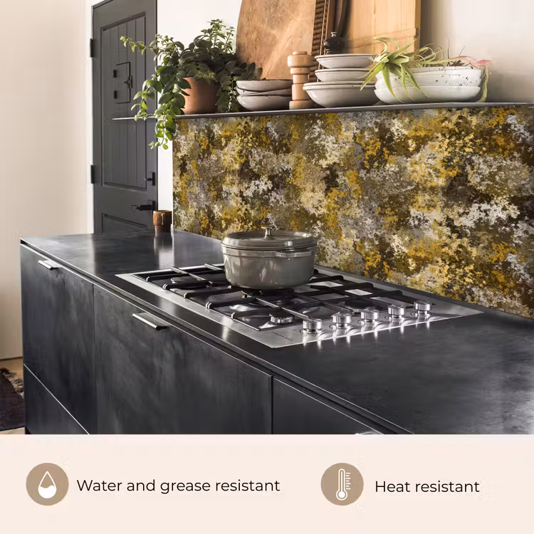 Kitchen splashback - Stains - Black - Yellow - Rust — 5
