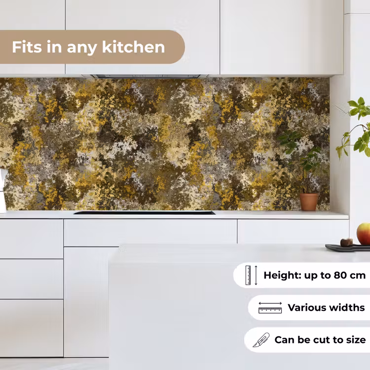 Kitchen splashback - Stains - Black - Yellow - Rust — 7